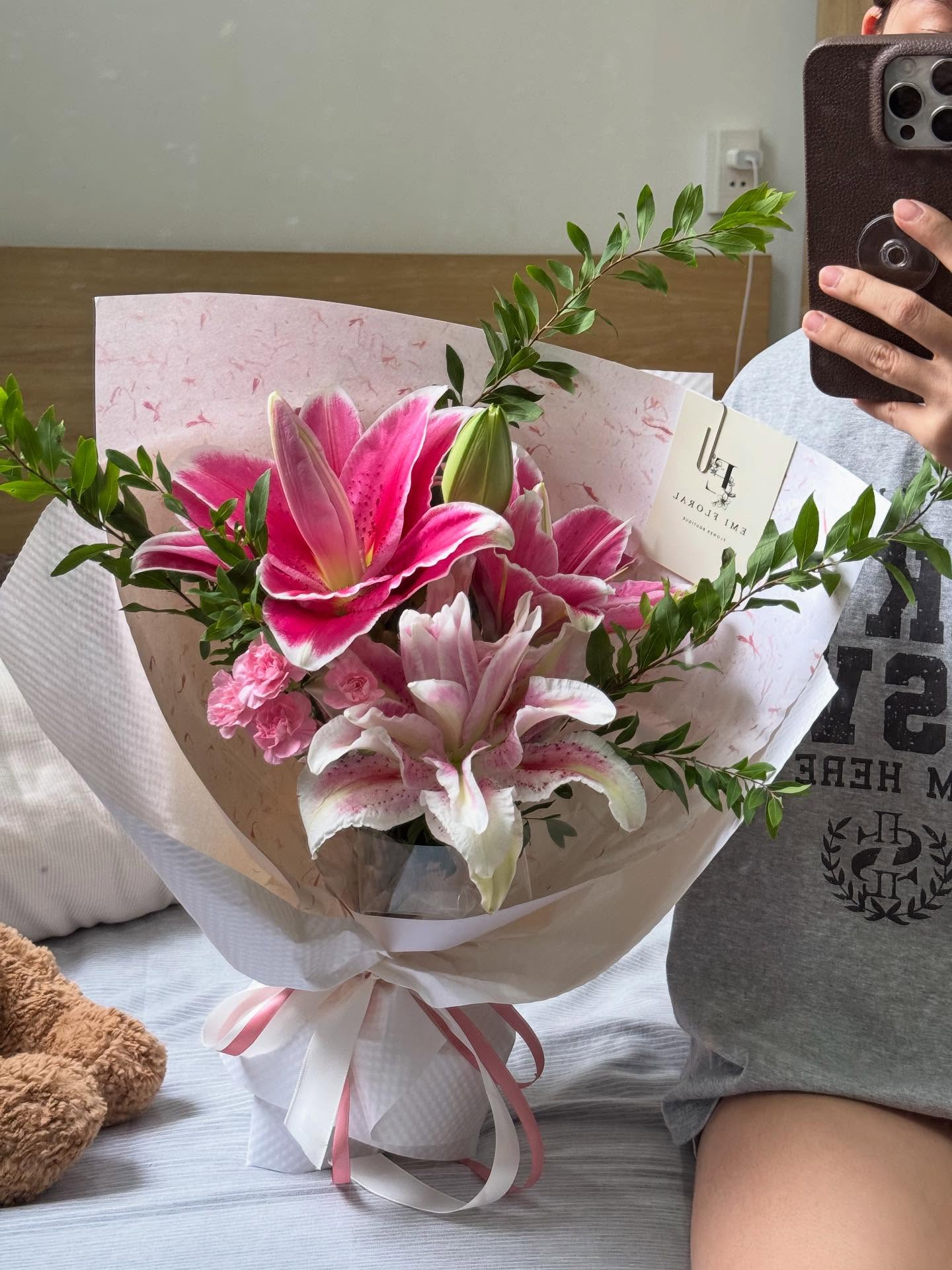 Hộp hoa khai trương