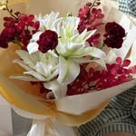 Bó hoa hồng hồng 22