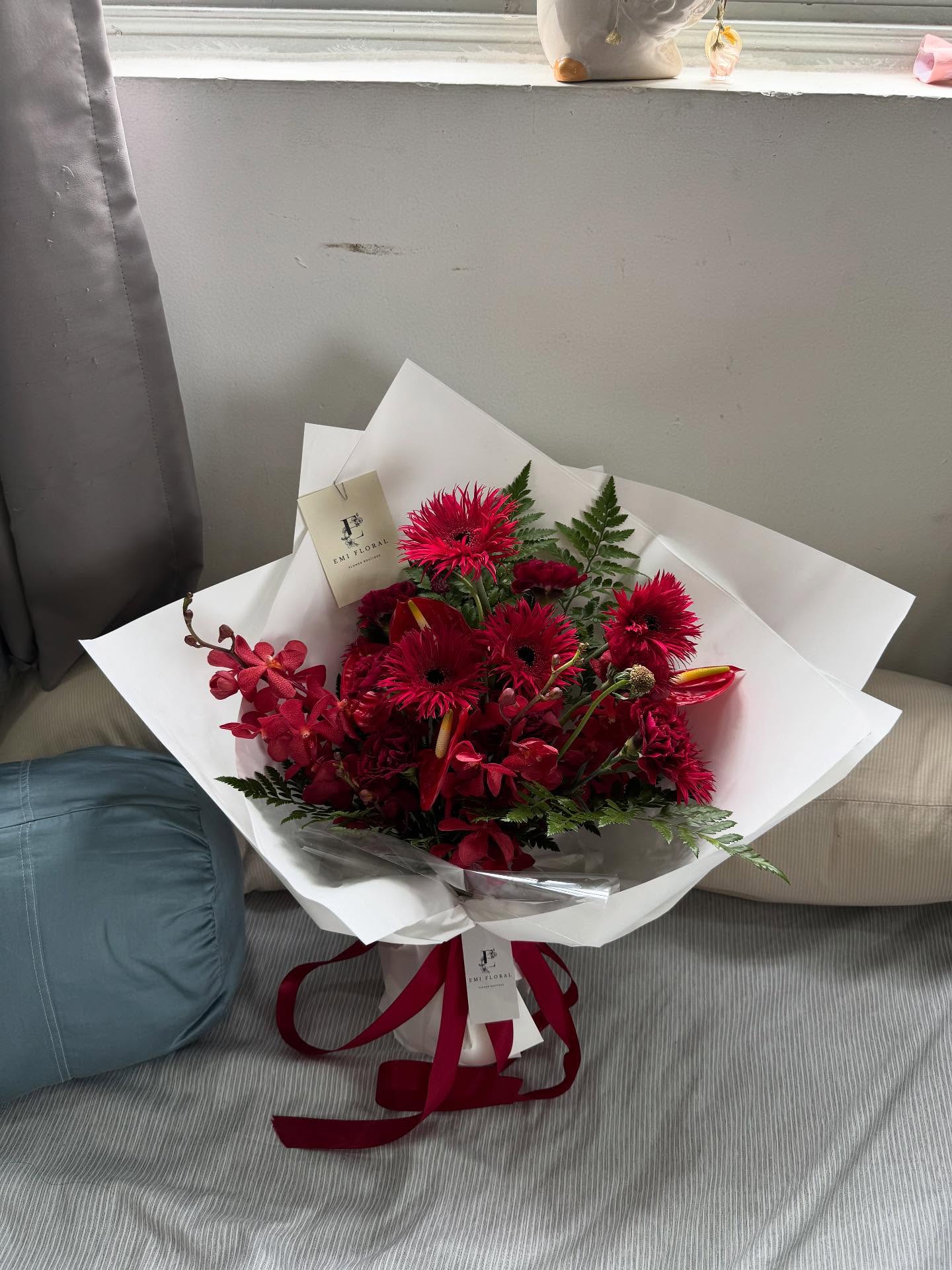 Bó hoa cưới hồng 30