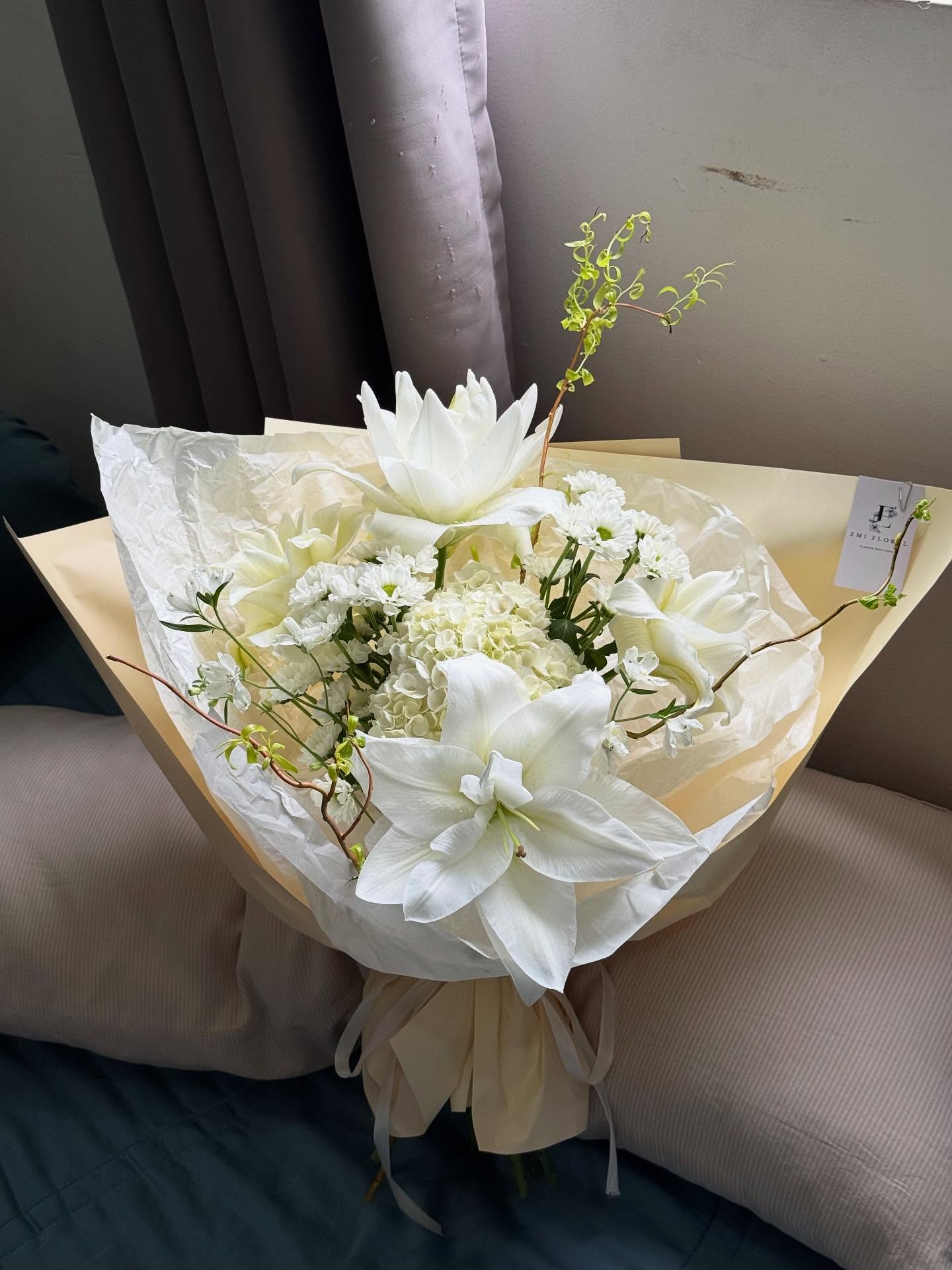 Bó hoa hồng hồng 45